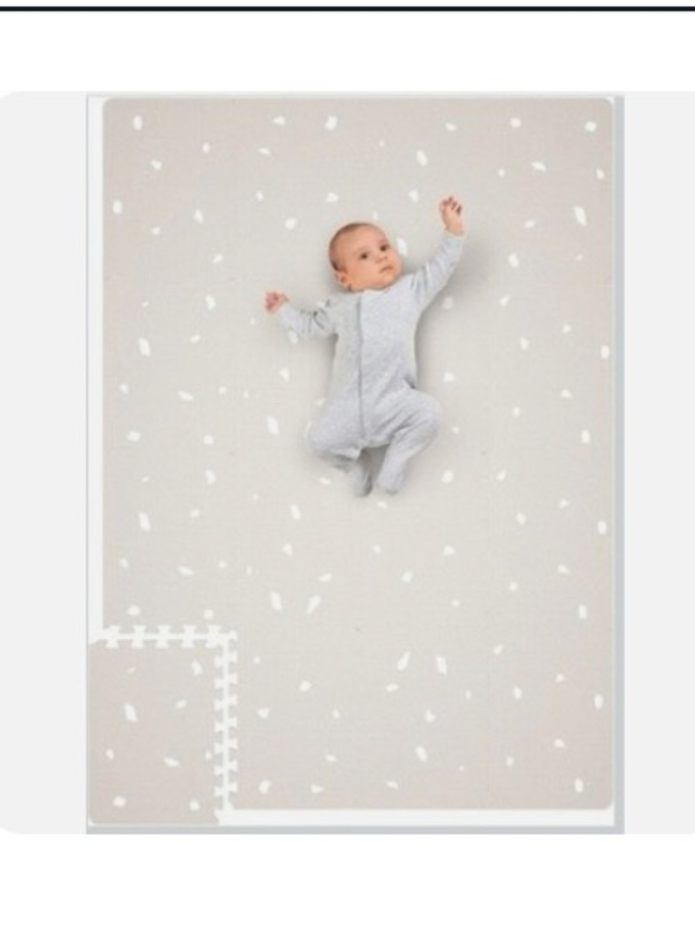 Neutral Speckled Baby Play Mat